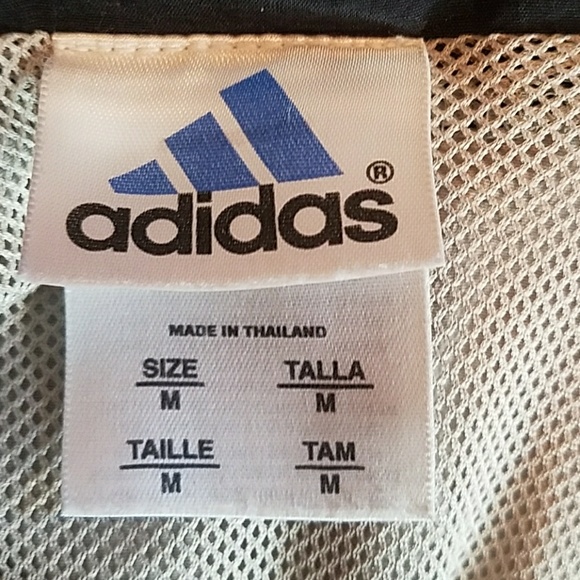 Adidas Silver Pullover Hooded Windbreaker - Picture 6 of 8